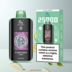 Fumot Tornado 25000 Puffs ディスポーザブルベイプ 20mlプレフィルド クールミント 卸売業者 日本