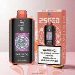Fumot Tornado 25000 Puffs ディスポーザブルベイプ 20mlプレフィルド eリキッド 700mAh充電式バッテリー Pink Lemonade 卸売業者 日本