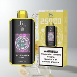 Fumot Tornado 25000 Puffs バナナアイス HDスクリーン＆700mAh充電式 卸売業者 日本