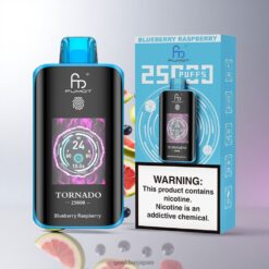 Fumot Tornado 25000 Puffs ブルーベリーラズベリー 700mAh充電式バッテリー 卸売業者 日本