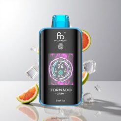 Fumot Tornado 25000 Puffs リチャージャブルバッテリー700mAh & 20mlプレフィルド Lush Ice 卸売業者 日本