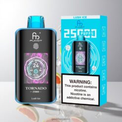 Fumot Tornado 25000 Puffs HDスクリーン搭載 20mlプレフィルド 卸売業者 日本 Lush Ice