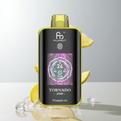 Fumot Tornado 25000 Puffs HDスクリーン搭載 700mAh充電式バッテリー Pineapple Ice 卸売業者 日本