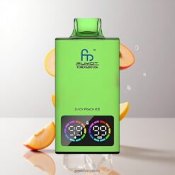 Fumot Tornado 35K デュアルメッシュコイル ディスポーザブルベイプ 35000 パフ Juicy Peach Ice 卸売業者 日本