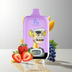 Fumot Tornado Digital Box 12000 Puffs 20ml Eリキッド 550mAh 充電式 マンゴーオンアイス 卸売業者 日本