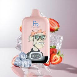 Fumot Tornado Digital Box 12000 Puffs 20ml Eリキッド 550mAh充電式バッテリー Strawberry Ice 卸売業者 日本
