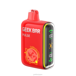 Geek Bar Pulse 15,000 個の使い捨て電子タバコ カリフォルニアチェリー Z824F46 Geek Bar Flavours