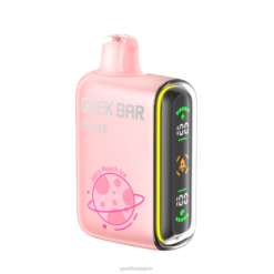 Geek Bar Pulse 15,000 個の使い捨て電子タバコ ジューシーなピーチアイス Z824F51 Geek Bar Japan