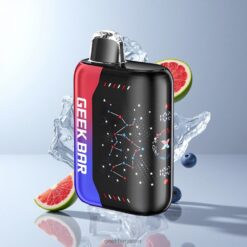 Geek Bar Pulse X 25000 Puffs デュアルメッシュコイル 18mLプリフィルド Eリキッド 卸売業者 日本 Blue Razz Ice
