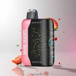 Geek Bar Pulse X 25000 Puffs 日本向け卸売業者 最大25000パフ レギュラーモードUSB Type-C充電ポート搭載 Strawberry B-Pop