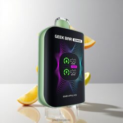 GEEK BAR Somax 80000 Puffs Disposable Vape デュアルタンクシステム & マルチファンクションディスプレイ付き 卸売業者 日本 Sour Apple Ice