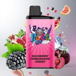 Iget Bar Pro 10000 Puffs Blackberry Pomegranate Cherry 10000パフ 2000mAhバッテリー 長時間使用 モデル 卸売業者 日本