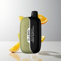 Iget Moon K5000 Puffs Orange Peel Apple Ice 5000パフ PC素材 メッシュコイル1.35Ω 卸売業者 日本