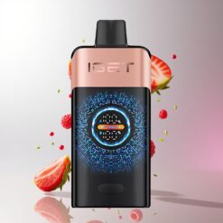 iGET ONE 12000 Puffs ディスポーザブルベイプ サイズ46mm x 25.5mm x 107.7mm Strawberry Raspberry