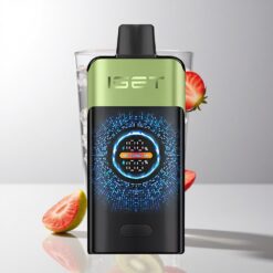 iGET ONE 12000 Puffs ディスポーザブルベイプ ターボモード9000プッフス Strawberry Kiwi Ice