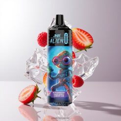 JNR Alien 10000 Puffs 850mAhバッテリー容量 20ml E-liquid タイプC急速充電 スポーティーデザイン LEDRGBライト Strawberry Raspberry Cherry Ice 卸売業者 日本