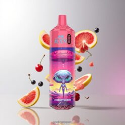JNR Alien 10000 Puffs 850mAhバッテリー容量 & 20mlリキッド 卸売業者 日本 Cherry Berry