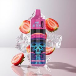 JNR Alien 10000 Puffs 850mAhバッテリー容量 & RGB LED ストロベリーアイス 卸売業者 日本