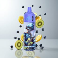 JNR Alien 10000 Puffs 850mAhバッテリー容量 & RGB LED ブルーベリーキウイ 卸売業者 日本