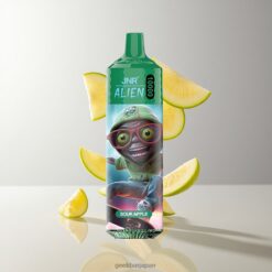 JNR Alien 10000 Puffs 850mAhバッテリー容量 & RGBライト 卸売業者 日本 Sour Apple