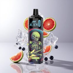 JNR Alien 10000 Puffs 850mAhバッテリー容量 & RGBLED Grape Ice 卸売業者 日本
