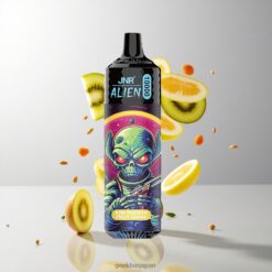 JNR Alien 10000 Puffs キウイパッションフルーツグアバ 850mAhバッテリー容量 20ml E-liquid LEDRGBライト 卸売業者 日本