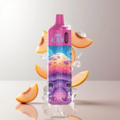 JNR Alien 10000 Puffs スポーティデザイン & RGBライト 850mAhバッテリー 卸売業者 日本 Peach Ice