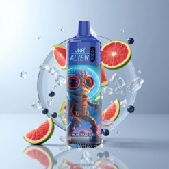 JNR Alien 10000 Puffs スポーティデザイン & RGBライト 850mAhバッテリー 卸売業者 日本 Blue Razz Ice
