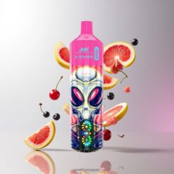 JNR Alien Max 18000 Puffs ディスポーザブルベイプ スマートLEDディスプレイ搭載 & デュアルメッシュコイル 卸売業者 日本 Cherry Berry