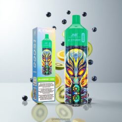 JNR Alien Max 18000 Puffs デュアルメッシュコイル & 28ml E-liquid ブルーベリーキウイ 卸売業者 日本