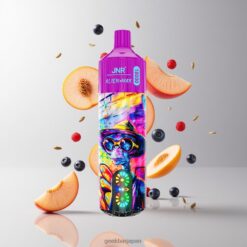 JNR Alien Max 18000 Puffs デュアルメッシュコイル & 850mAh バッテリー 卸売業者 日本 Peach Blueberry Candy