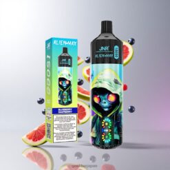 JNR Alien Max 18000 Puffs デュアルメッシュコイル＆デュアルコア スマートLEDディスプレイ ブルーベリーラズベリー 卸売業者 日本