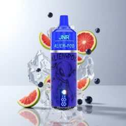 JNR Alien Pod 13000 Puffs ディスポーザブルベイプ ブルーベリーオンアイス 最大13000パフ 850mAhバッテリー容量 卸売業者 日本