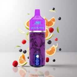 JNR Alien Pod 13000 Puffs ディスポーザブルベイプ 最大13000パフ 850mAhバッテリー容量 卸売業者 日本 Mixed Berries