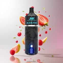 JNR Alien Pod 13000 Puffs ディスポーザブルベイプ 最大13000パフ 850mAhバッテリー容量 Strawberry Raspberry Cherry 卸売業者 日本
