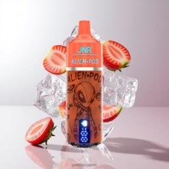 JNR Alien Pod 13000 Puffs 使い捨てベイプ 最大13000パフ 850mAhバッテリー容量 20ml E-liquid 卸売業者 日本 Strawberry Ice