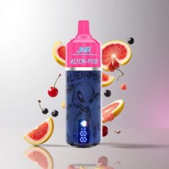 JNR Alien Pod 13000 Puffs 使い捨てベイプ 最大13000パフ 850mAhバッテリー容量 卸売業者 日本 Cherry Berry