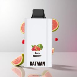 JNR BATMAN 11000 Puffs ディスポーザブルベイプ 850mAhバッテリー / 20mlリキッド容量 グアバラズベリー 卸売業者 日本