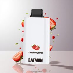 JNR BATMAN 11000 Puffs デュアルメッシュコイル & タイプC急速充電 ストロベリーバースト 卸売業者 日本