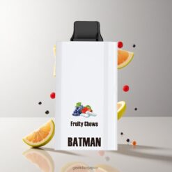 JNR BATMAN 11000 Puffs デュアルメッシュコイル＆タイプC急速充電 ディスポーザブルベイプ 卸売業者 日本 Fruity Chews
