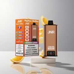 JNR Big Mac Shisha 80Kクアッドメッシュコイル技術と55ml大容量リキッド搭載の究極ハイキャパシティフーカスタイルベイプ 卸売業者 日本 Magic Love