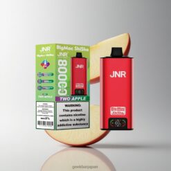 JNR Big Mac Shisha 80K究極の高容量フッカースタイルベイプ 80,000パフのQuad Meshコイル技術と55mlリキッド容量 卸売業者 日本 Two Apple