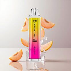 JNR Crystal Pro Max 5000 Puffs ディスポーザブルベイプ 1400mAh バッテリー容量 & 12ml リキッド Peach Ice 卸売業者 日本 10PCS/PACK