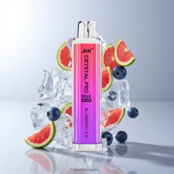 JNR Crystal Pro Max 5000 Puffs ブルーベリーアイス 1400mAhバッテリー容量 卸売業者 日本