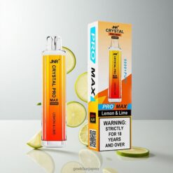 JNR Crystal Pro Max 5000 Puffs 卸売業者 日本 1400mAhバッテリー容量 12ml E-liquid Lemon & Lime