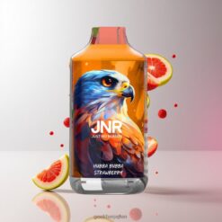 JNR Falcon 16000 Puffs ディスポーザブルベイプ 22ml デュアルメッシュコイル & Hubba Bubba Strawberry 卸売業者 日本