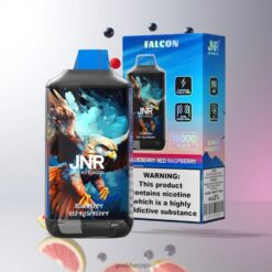 JNR Falcon 16000 Puffs ディスポーザブルベイプ 850mAhバッテリー & 22mlリキッド容量 ブルーベリー レッドラズベリー 卸売業者 日本