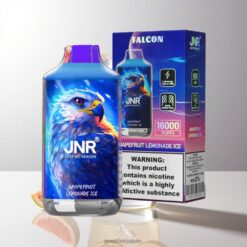 JNR Falcon 16000 Puffs ディスポーザブルベイプ 850mAhバッテリー & 22mlリキッド容量 Grapefruit Lemonade Ice 卸売業者 日本
