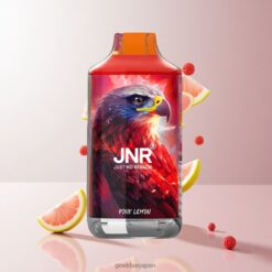 JNR Falcon 16000 Puffs ディスポーザブルベイプ 850mAhバッテリー & 22mlリキッド容量 0%,2% ニコチン Pink Lemon 卸売業者 日本