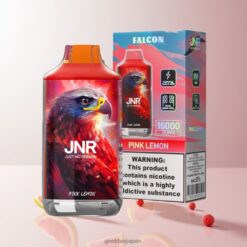 JNR Falcon 16000 Puffs ディスポーザブルベイプ 850mAhバッテリー & 22mlリキッド容量 ピンクレモン 卸売業者 日本